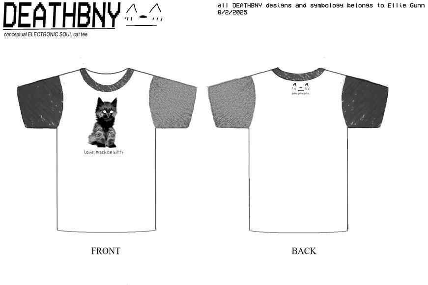machine kitty shirt